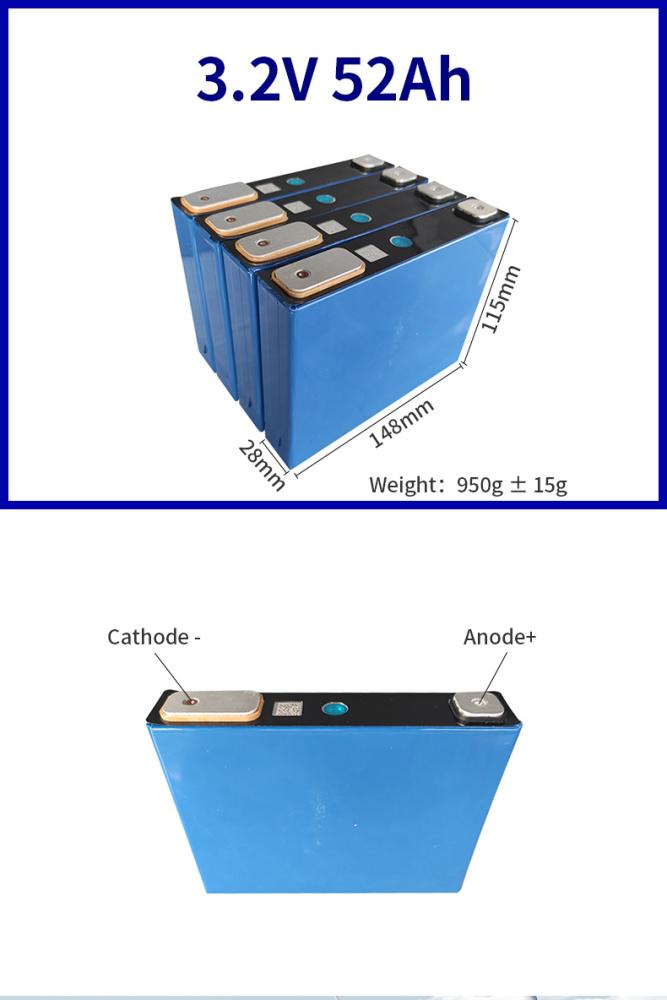 3.2V 52Ah LFP Lithium Battery Cell 3.2V 52Ah LFP Lithium Battery Cell